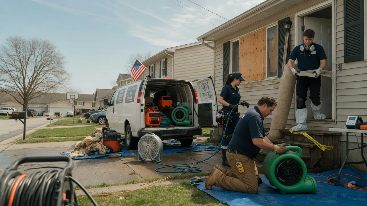 Water Damage Restoration in Shepardsville, IN near me